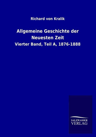 Allgemeine Geschichte der Neuesten Zeit