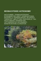 Beobachtende Astronomie