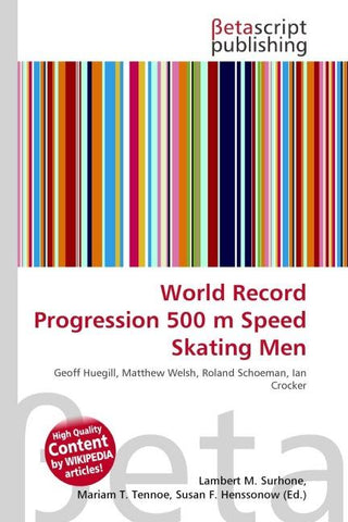 World Record Progression 500 m Speed Skating Men