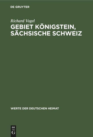 Gebiet Königstein, sächsische Schweiz