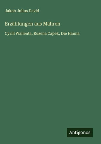Erzählungen aus Mähren
