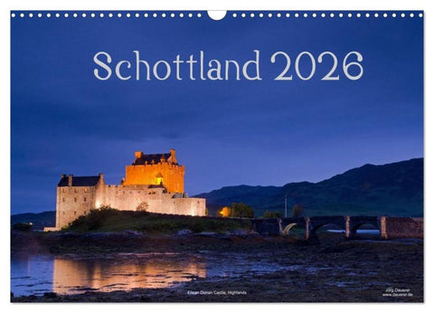 Schottland (Wandkalender 2026 DIN A3 quer), CALVENDO Monatskalender