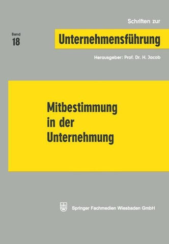 Mitbestimmung in der Unternehmung