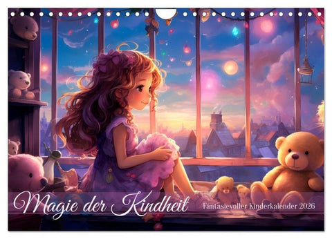 Magie der Kindheit (Wandkalender 2026 DIN A4 quer), CALVENDO Monatskalender
