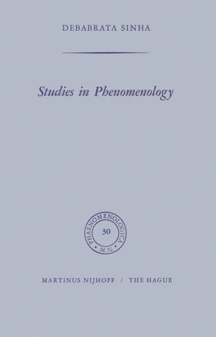 Studies in Phenomenology
