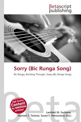 Sorry (Bic Runga Song)