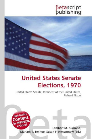 United States Senate Elections, 1970