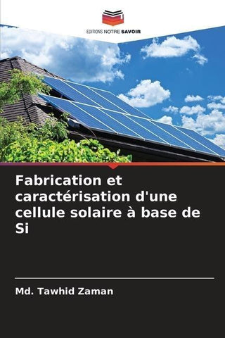 Fabrication et caractérisation d'une cellule solaire à base de Si