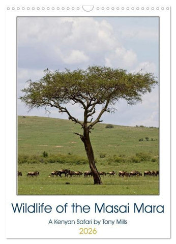 Wildlife of the Masai Mara (Wall Calendar 2026 DIN A3 portrait), CALVENDO 12 Month Wall Calendar