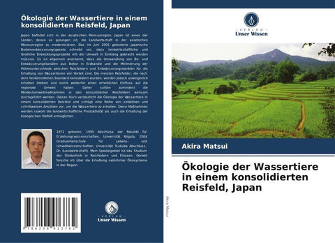 Ökologie der Wassertiere in einem konsolidierten Reisfeld, Japan