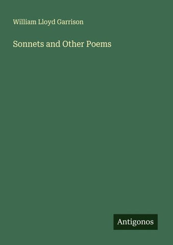 Sonnets and Other Poems