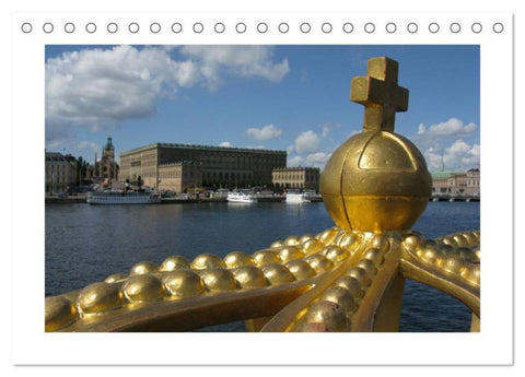 Stockholm - Licht des Nordens (Tischkalender 2026 DIN A5 quer), CALVENDO Monatskalender