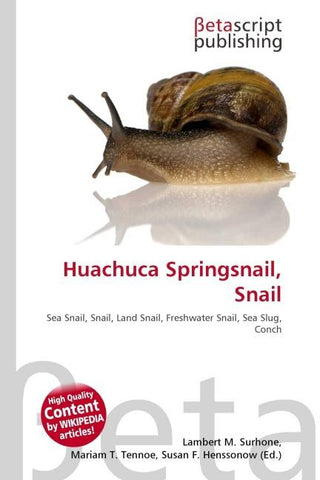 Huachuca Springsnail, Snail