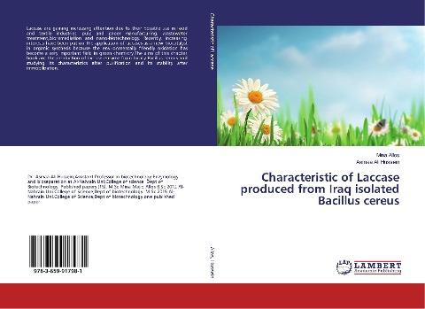 Characteristic of Laccase produced from Iraq isolated Bacillus cereus