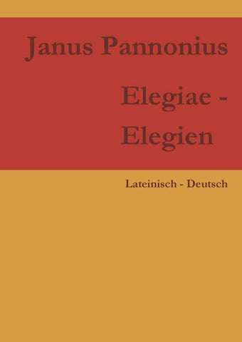 Elegiae - Elegien