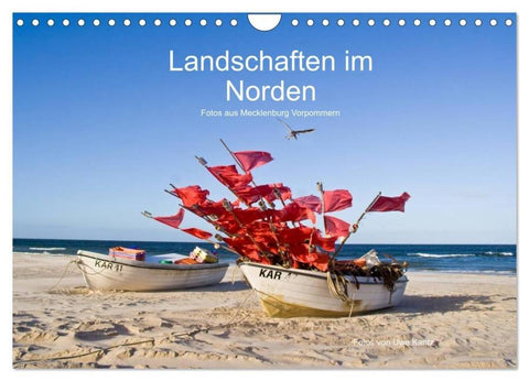 Landschaften im Norden (Wandkalender 2026 DIN A4 quer), CALVENDO Monatskalender