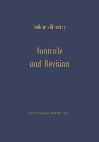Kontrolle und Revision bei automatischer Datenverarbeitung