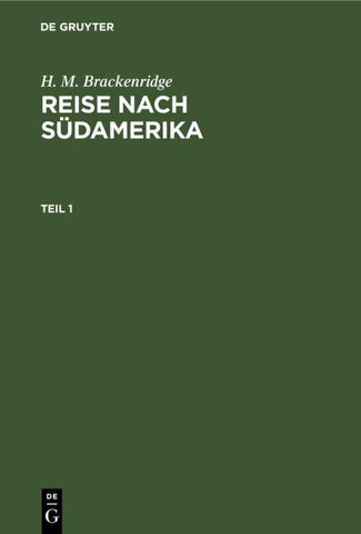 Reise nach Südamerika. Teil 1