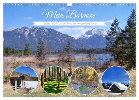 Mein Barmsee - Rund um die Perle im Werdenfelser Land (Wandkalender 2026 DIN A3 quer), CALVENDO Monatskalender