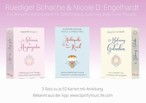 Therapiekarten-Set aus 3 x 52 Karten mit Anleitung