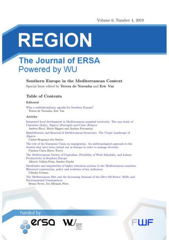 Southern Europe in the Mediterranean Context
