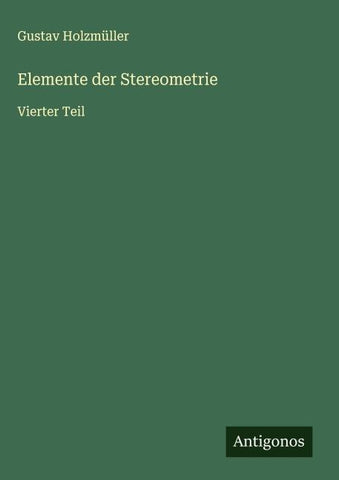 Elemente der Stereometrie