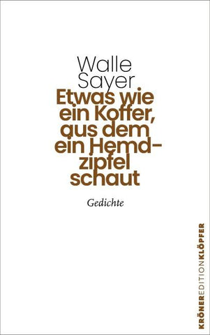 Etwas wie ein Koffer, aus dem ein Hemdzipfel schaut