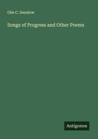 Songs of Progress and Other Poems