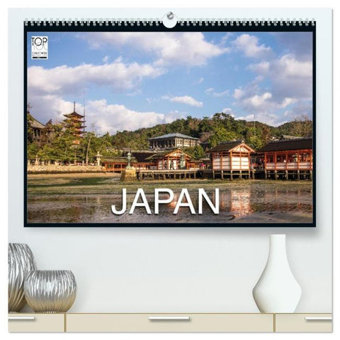 Japan (hochwertiger Premium Wandkalender 2026 DIN A2 quer), Kunstdruck in Hochglanz