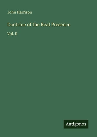 Doctrine of the Real Presence