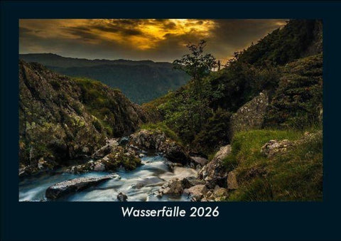 Wasserfälle 2026 Fotokalender DIN A5