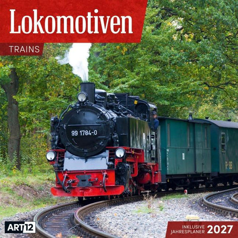 Lokomotiven Kalender 2027 - 30x30 - Art12