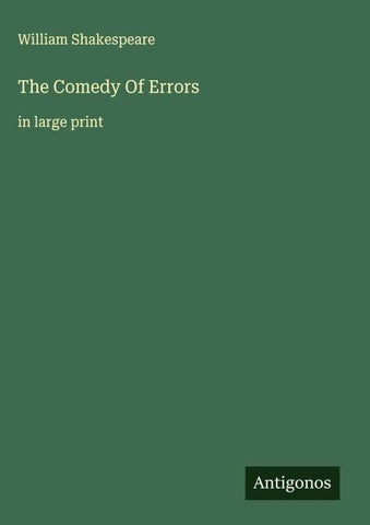 The Comedy Of Errors