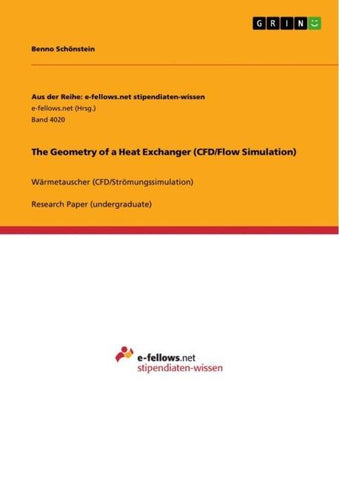 The Geometry of a Heat Exchanger (CFD/Flow Simulation)