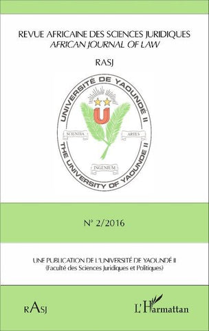 Revue africaine des sciences juridiques n°2 / 2016