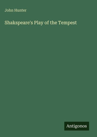 Shakspeare's Play of the Tempest