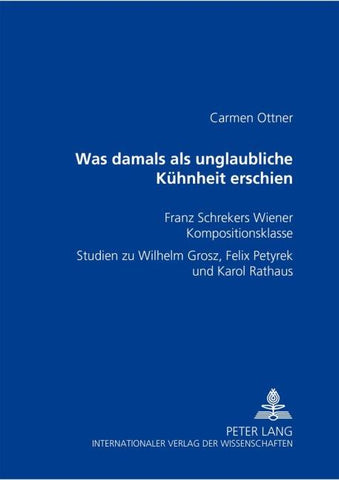 'Was damals als unglaubliche Kühnheit erschien'