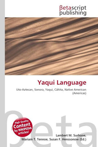 Yaqui Language
