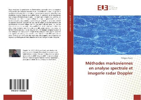 Méthodes markoviennes en analyse spectrale et imagerie radar Doppler