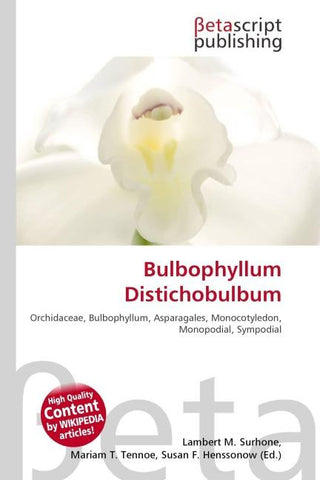 Bulbophyllum Distichobulbum