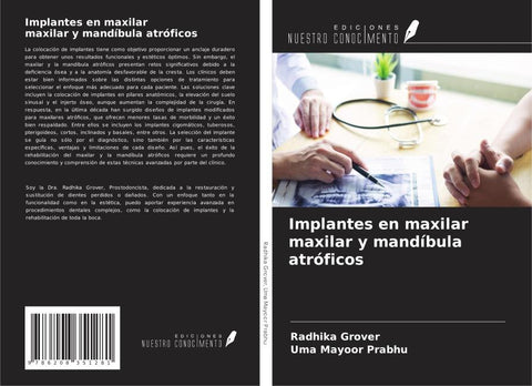 Implantes en maxilar maxilar y mandíbula atróficos