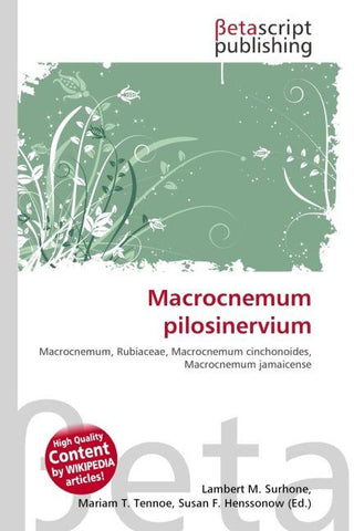 Macrocnemum pilosinervium