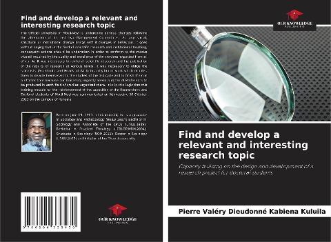 Find and develop a relevant and interesting research topic