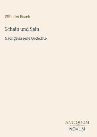 Schein und Sein