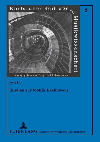 Studien zur Metrik Beethovens