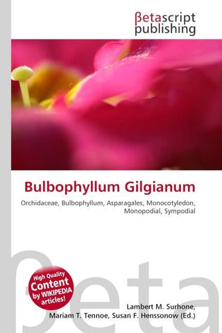 Bulbophyllum Gilgianum