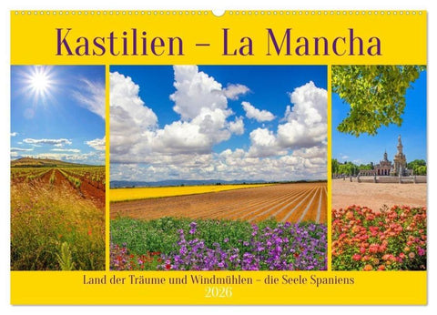 Kastilien - La Mancha (Wandkalender 2026 DIN A2 quer), CALVENDO Monatskalender