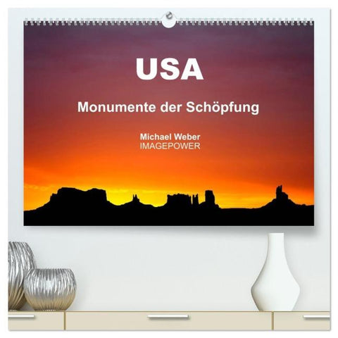 USA - Monumente der Schöpfung (hochwertiger Premium Wandkalender 2026 DIN A2 quer), Kunstdruck in Hochglanz