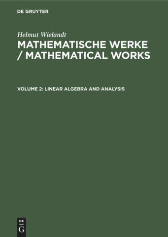 Linear Algebra and Analysis