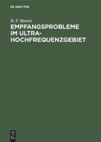 Empfangsprobleme im Ultrahochfrequenzgebiet